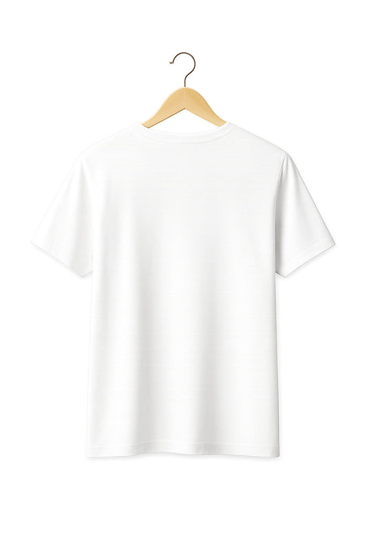 Back design of Hope and Faith white Independence Day T-shirt by BANKAZ for men and women